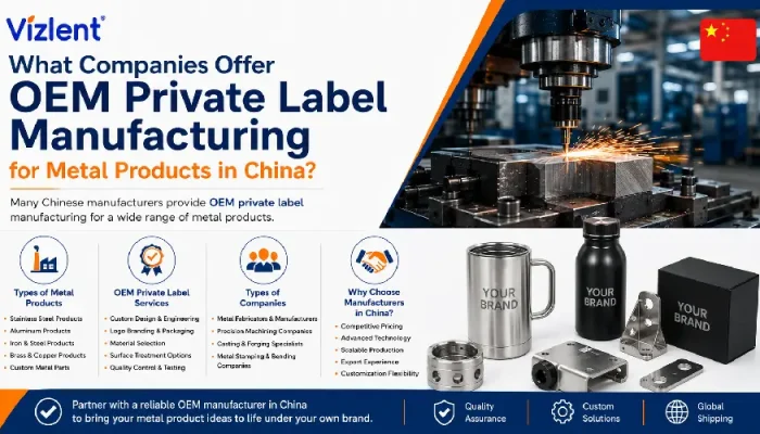 What Companies Offer OEM Private Label Manufacturing for Metal Products in China? - Vizlent Label Materials Co. Ltd.