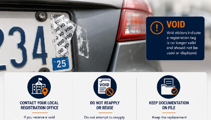 What Does a Void Tag Sticker Mean for Vehicle Registration - Vizent Label
