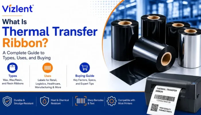 What Is Thermal Transfer Ribbon? A Complete Guide to Types, Uses, and Buying - Vizlent Label Materials Co., Ltd.