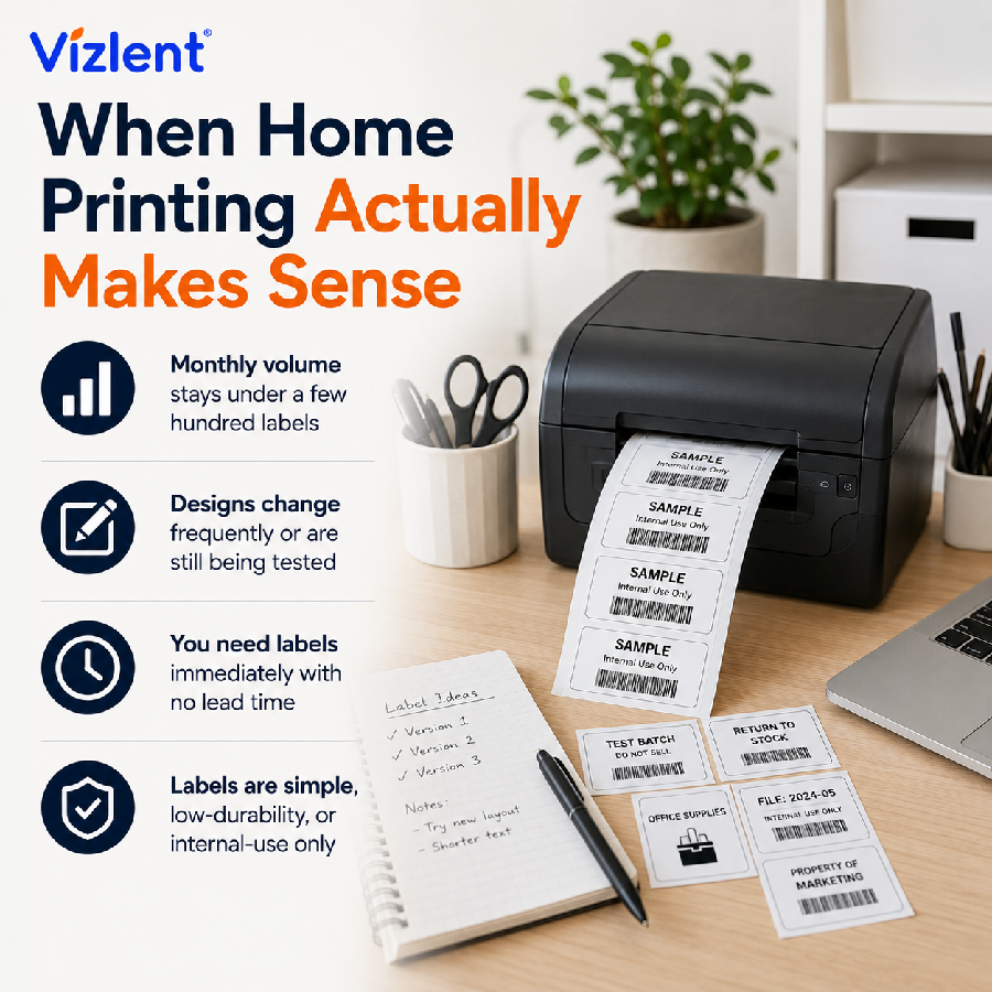 When Home Printing Actually Makes Sense - Vizlent Label