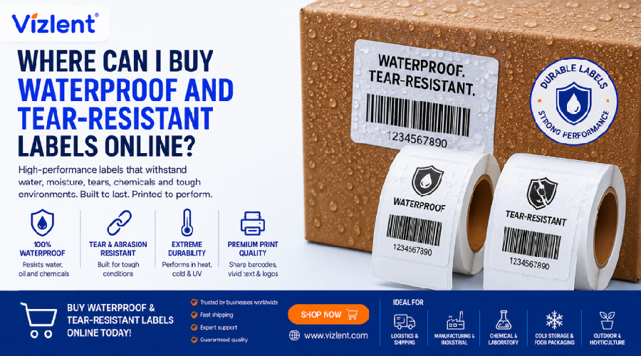 Where Can I Buy Waterproof and Tear-Resistant Labels Online? - Vizlent Label Materials Co. Ltd.