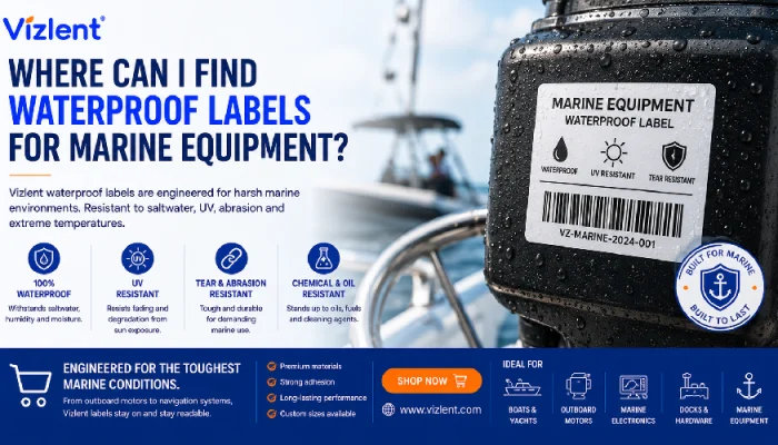 Where Can I Find Waterproof Labels for Marine Equipment? - Vizlent Label Materials co. Ltd.