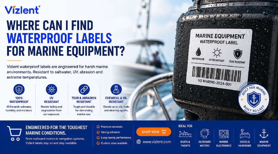 Where Can I Find Waterproof Labels for Marine Equipment? - Vizlent Label Materials co. Ltd.