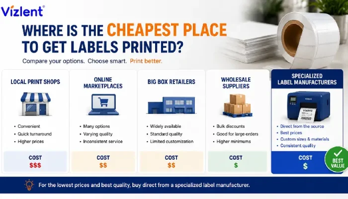Where Is the Cheapest Place to Get Labels Printed in China? - Vizlent Label Materials Co., Ltd.
