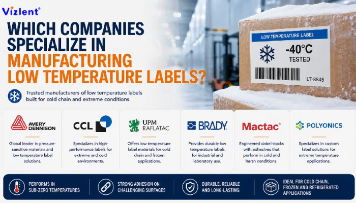 Which Companies Specialize in Manufacturing Low Temperature Labels? - Vizlent Label