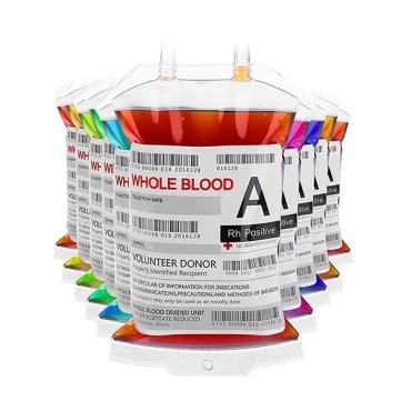 blood bag tags labels for hospital use