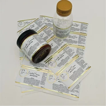 custom print home care product labels