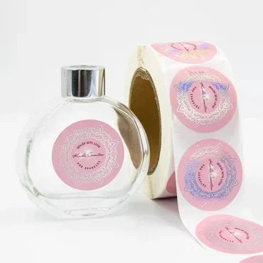 custom self adhesive cosmetics labels