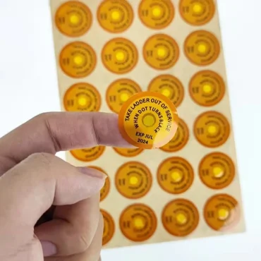 high temperture indicator labels for temperature monitor and record