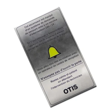 mechanical nameplate stainless steel tags