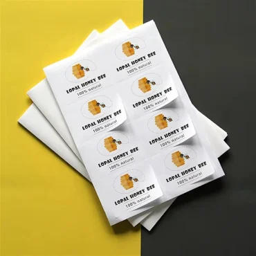 removable adhesive printable label paper