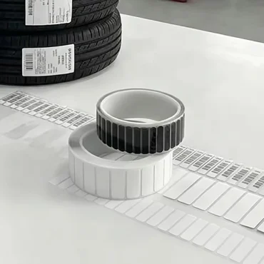 tire curing labels for tire identification and traceability