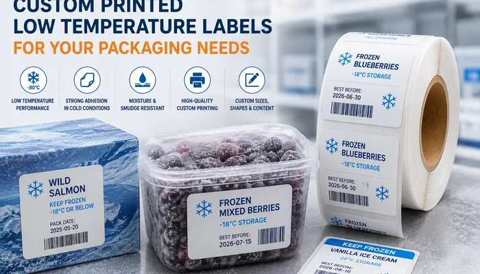 Can I Get Custom Printed Low Temperature Labels for My Packaging Needs? - VIZLENT LABEL