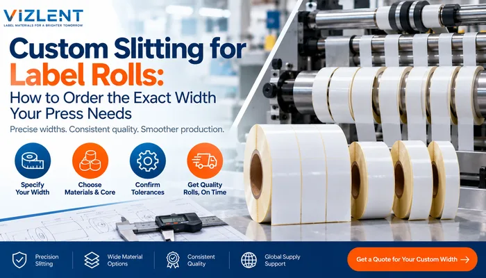 Custom Slitting for Label Rolls - VIZLENT LABEL