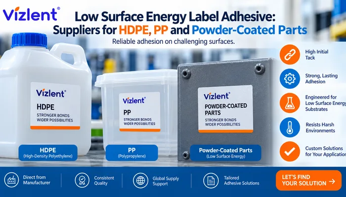 Low Surface Energy Label Adhesive: What It Is, How It Works, and When You Need It - VIZLENT LABEL