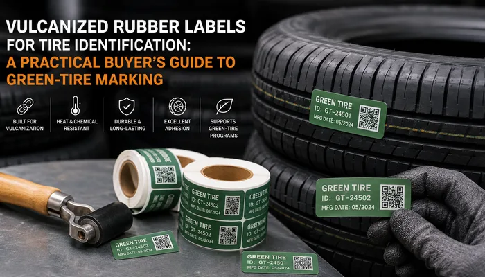 Vulcanized Rubber Labels for Tire Identification - Vizlent Label