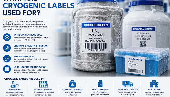 What Are Cryogenic Labels Used For - VIZLENT LABEL
