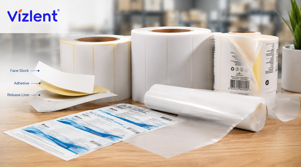 What Is Pressure-Sensitive Label Stock - VIZLENT LABEL