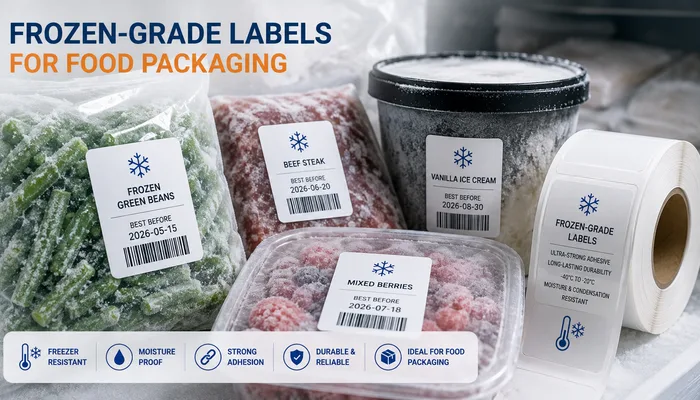 Where to Find Frozen-Grade Labels for Food Packaging - VIZLENT LABEL