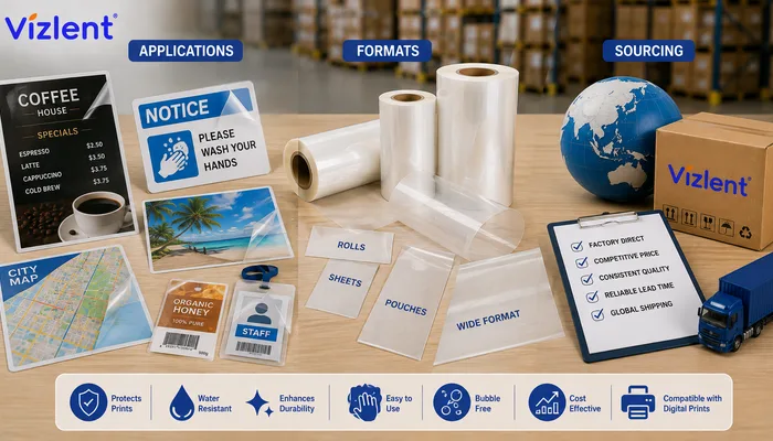 Where to Use Cold Laminating Film - VIZLENT LABEL