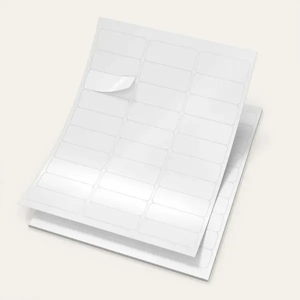 blank loabels for industrial