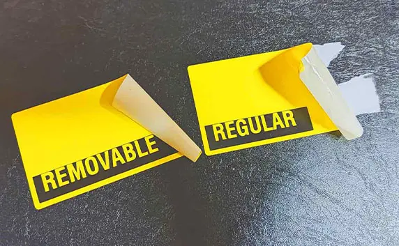 controlled adhesion strength