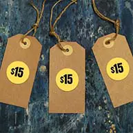 luxury retail price tags