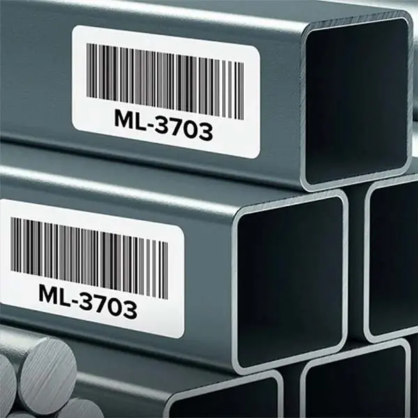 metal manufacturing labels for industrial