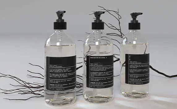 soap and body wash labels