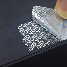 tamper evident destructibility