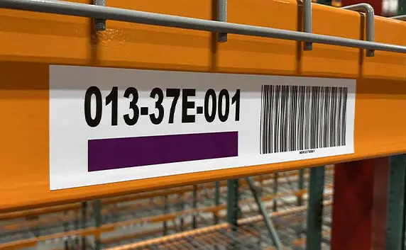 warehouse and logistics asset labels