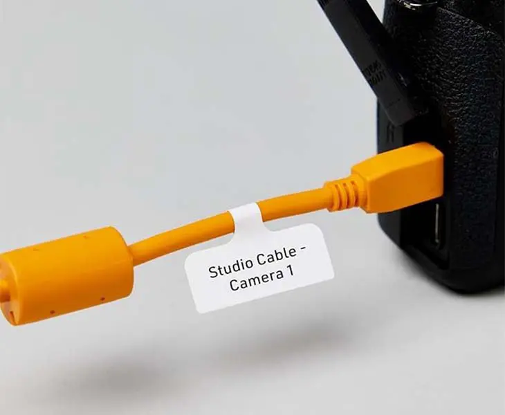 wrap around cable label