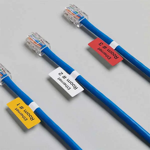 wrap around cable labels