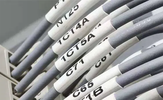 wrap around wire identification labels